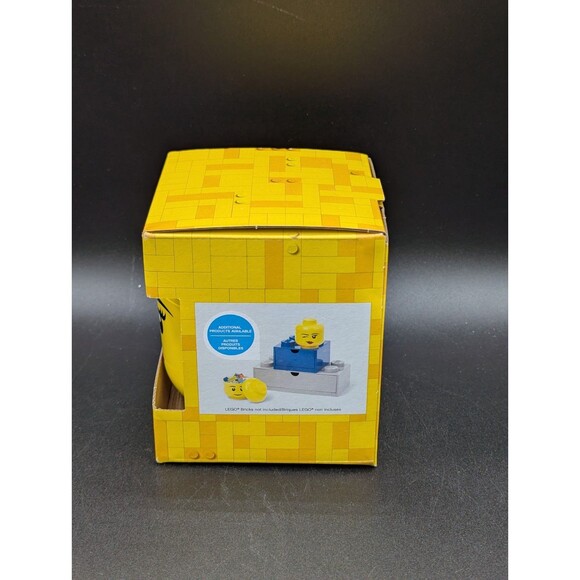LEGO 4033 Storage Mini Head Winking Lady Girl Woman with Lipstick 4" x 4" x 4.5" - Picture 3 of 5
